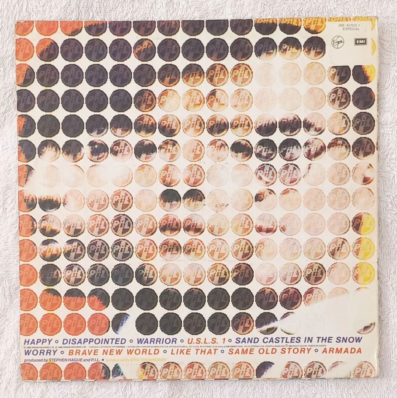 LP Vinil Public Image LTD 9 P.I.L. 1989. - Foto 2