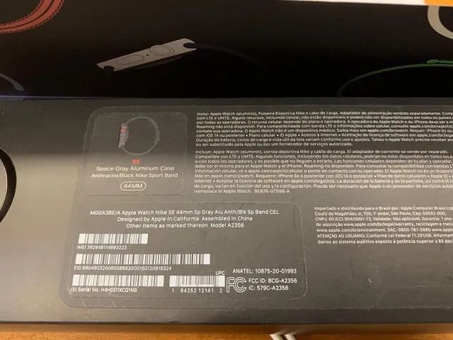 Apple Watch SE (1ª geração) de 44 mm com conectividade GPS + Celular - Foto 2