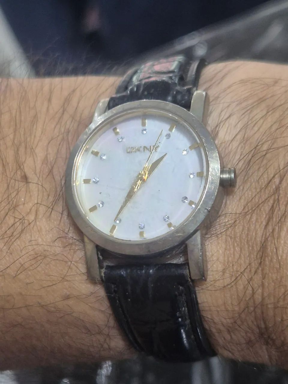 Relógio DONNA KARAN NEW YORK  "DKNY"  À QUARTZ  -  FUNCIONANDO PERFEITAMENTE - Foto 3