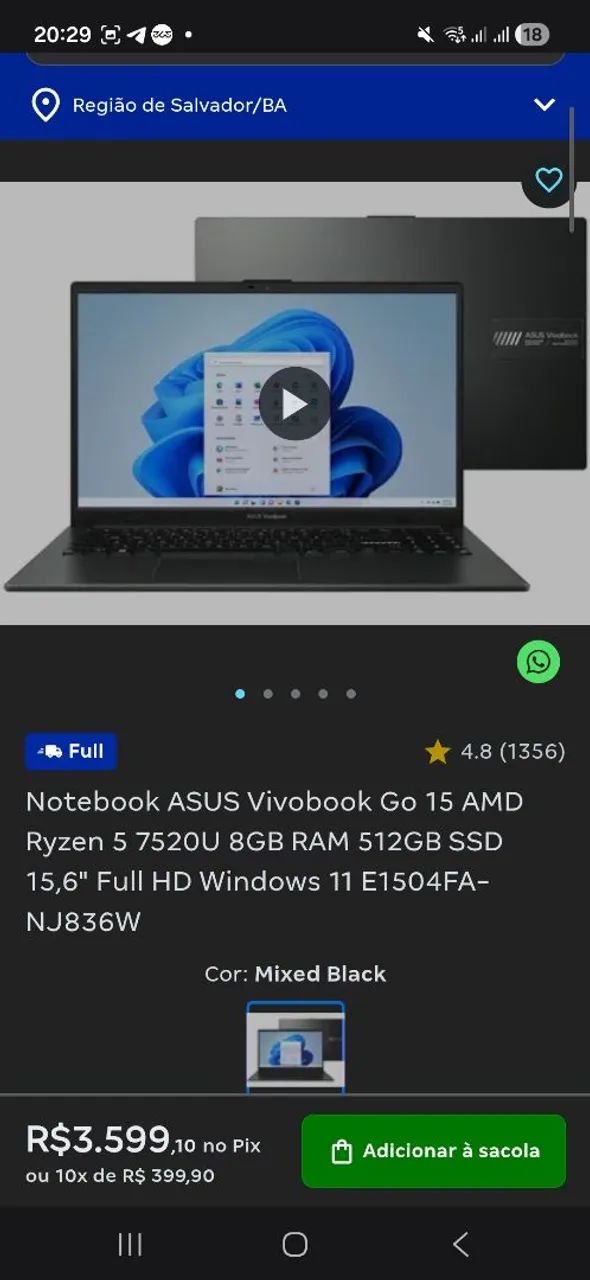 Notebook Gamer Asus - Foto 3