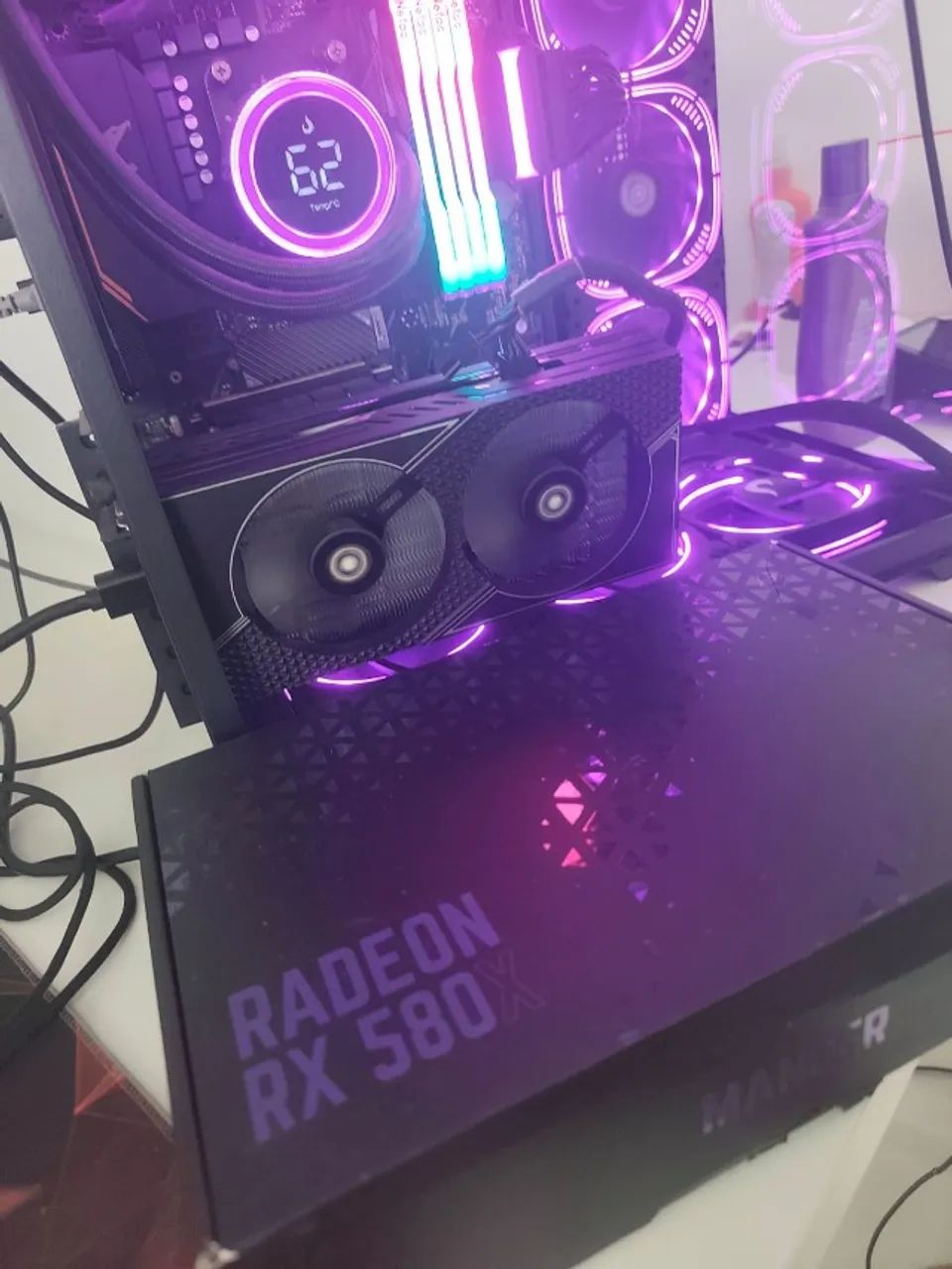 Placa de video Rx 580 8gb Mancer  - Foto 4