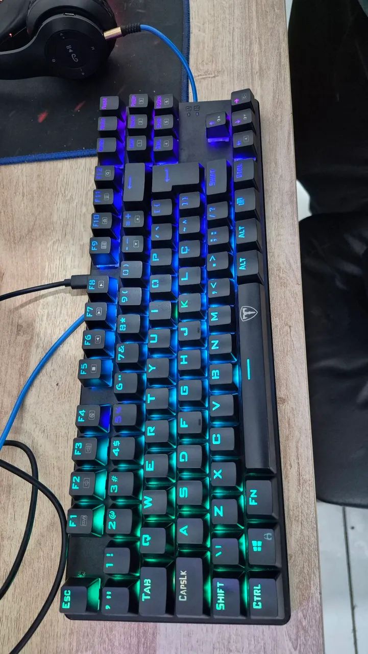 Teclado Mecânico Tdagger Bora switch Blue (usado) - Foto 5