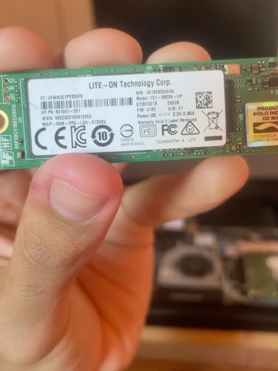 SSD M.2 SATA 256GB