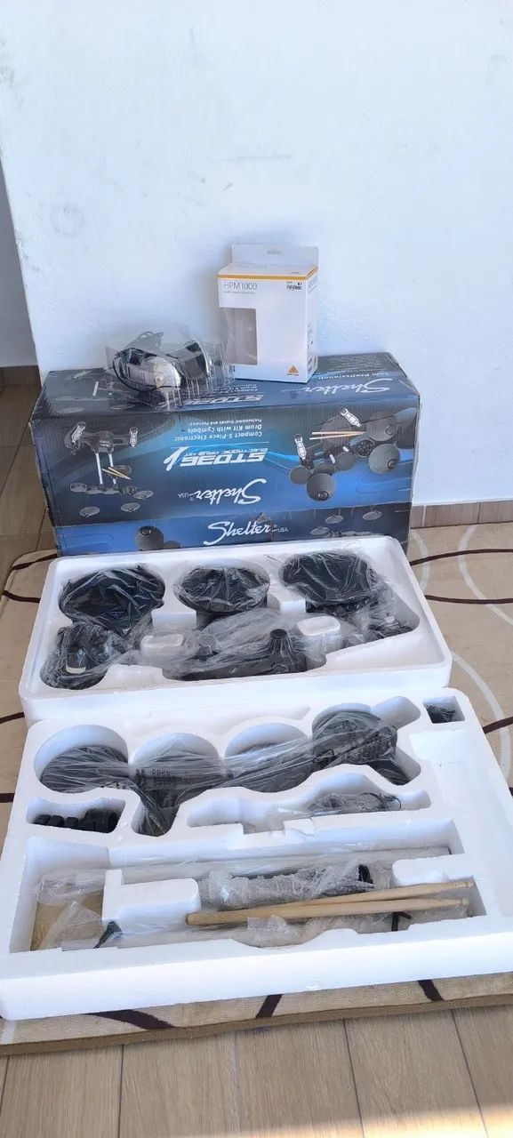 Shelter Bateria Eletrônica Compacta - Praticamente sem uso