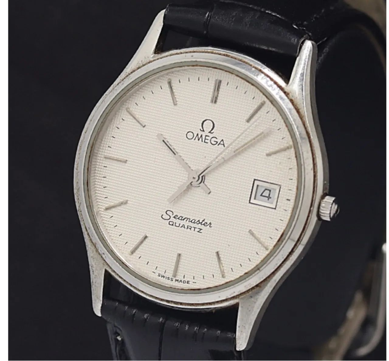 OMEGA SEAMASTER QUARTZ - ELEGÂNCIA SUÍÇA CLÁSSICA