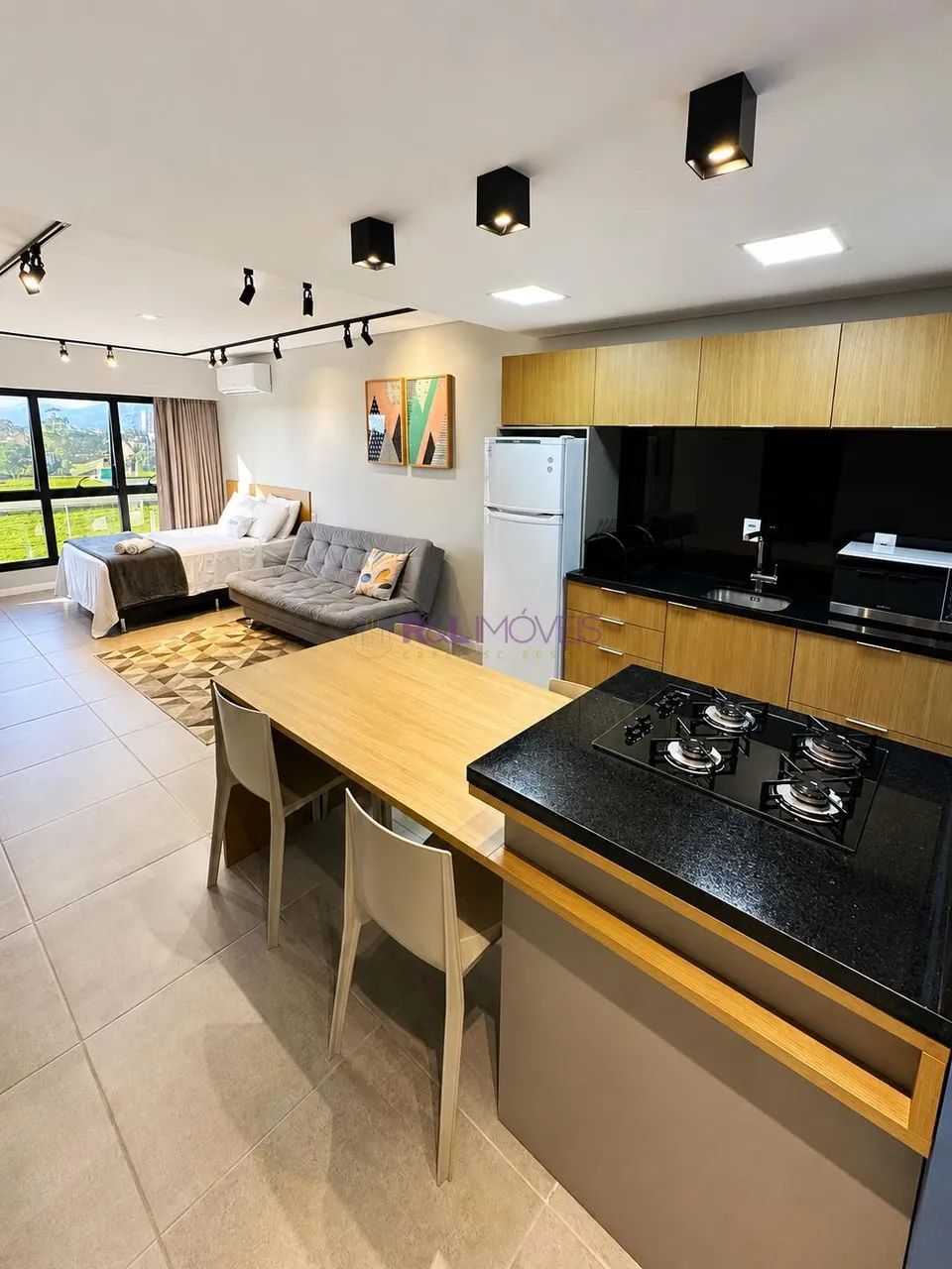 Studio no OKA Floripa | Mobiliado e Decorado