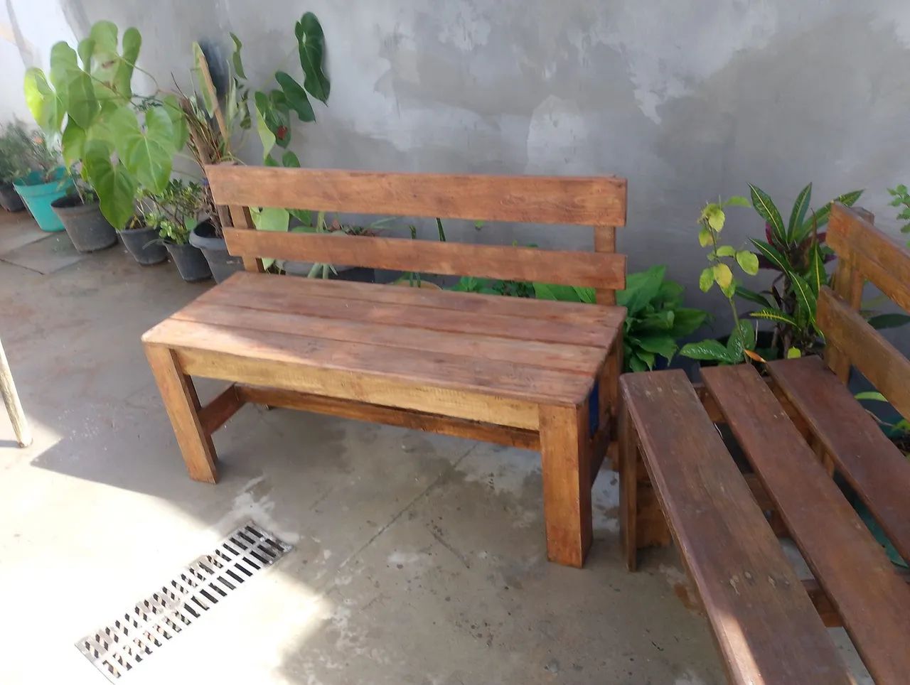 Bancos de madeira pallet  - Foto 2