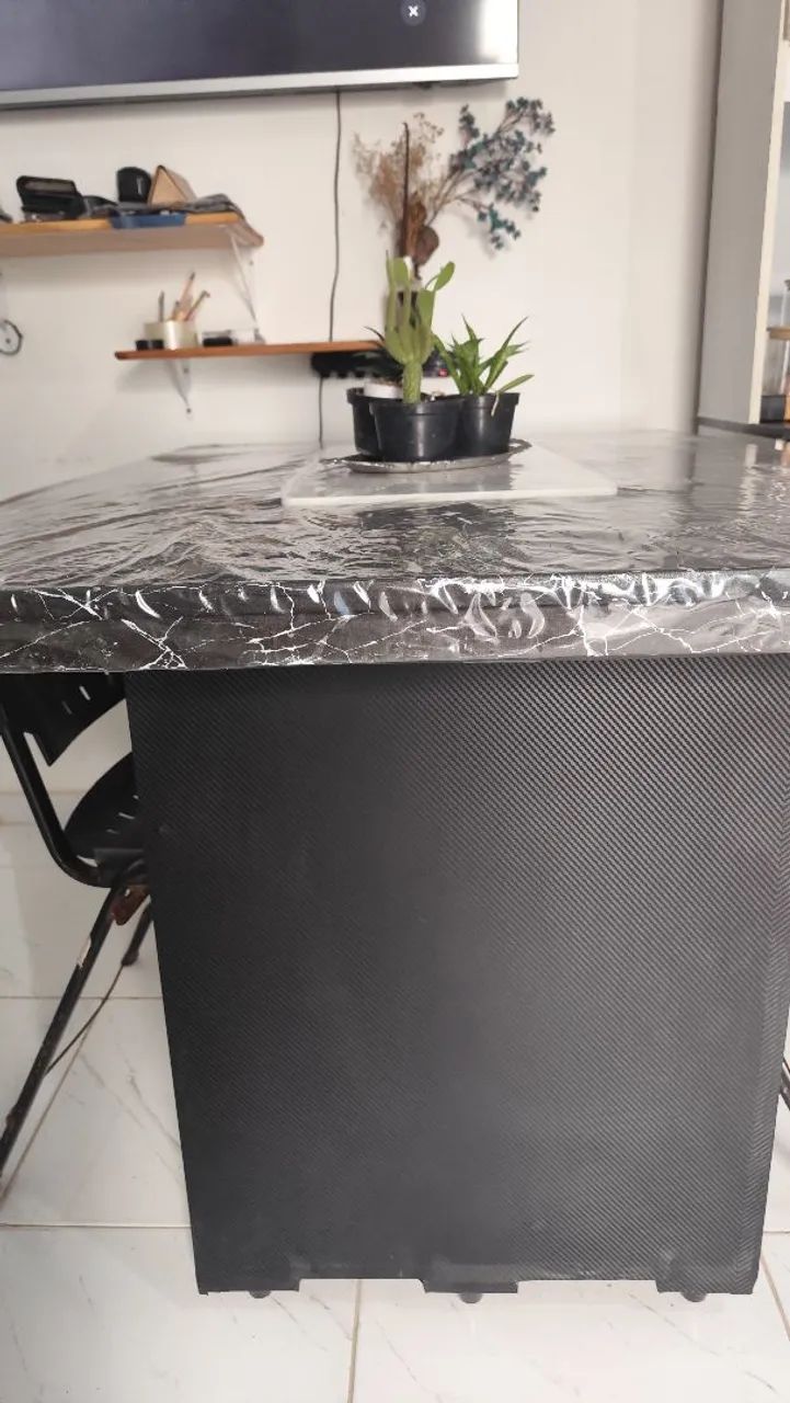 Mesa madeira plotada - Foto 3