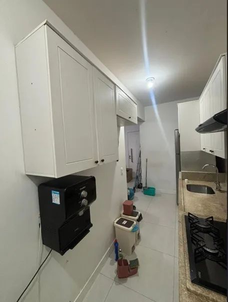 Cozinha Planejada Completa MDF + Mármore + Cooktop + Exaustor
