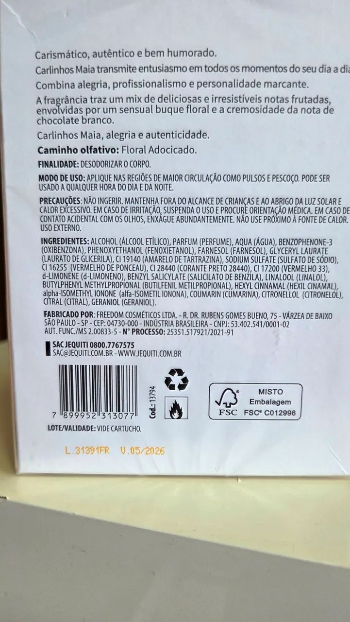 CARLINHOS MAIA JEQUITI 100ML - Foto 2