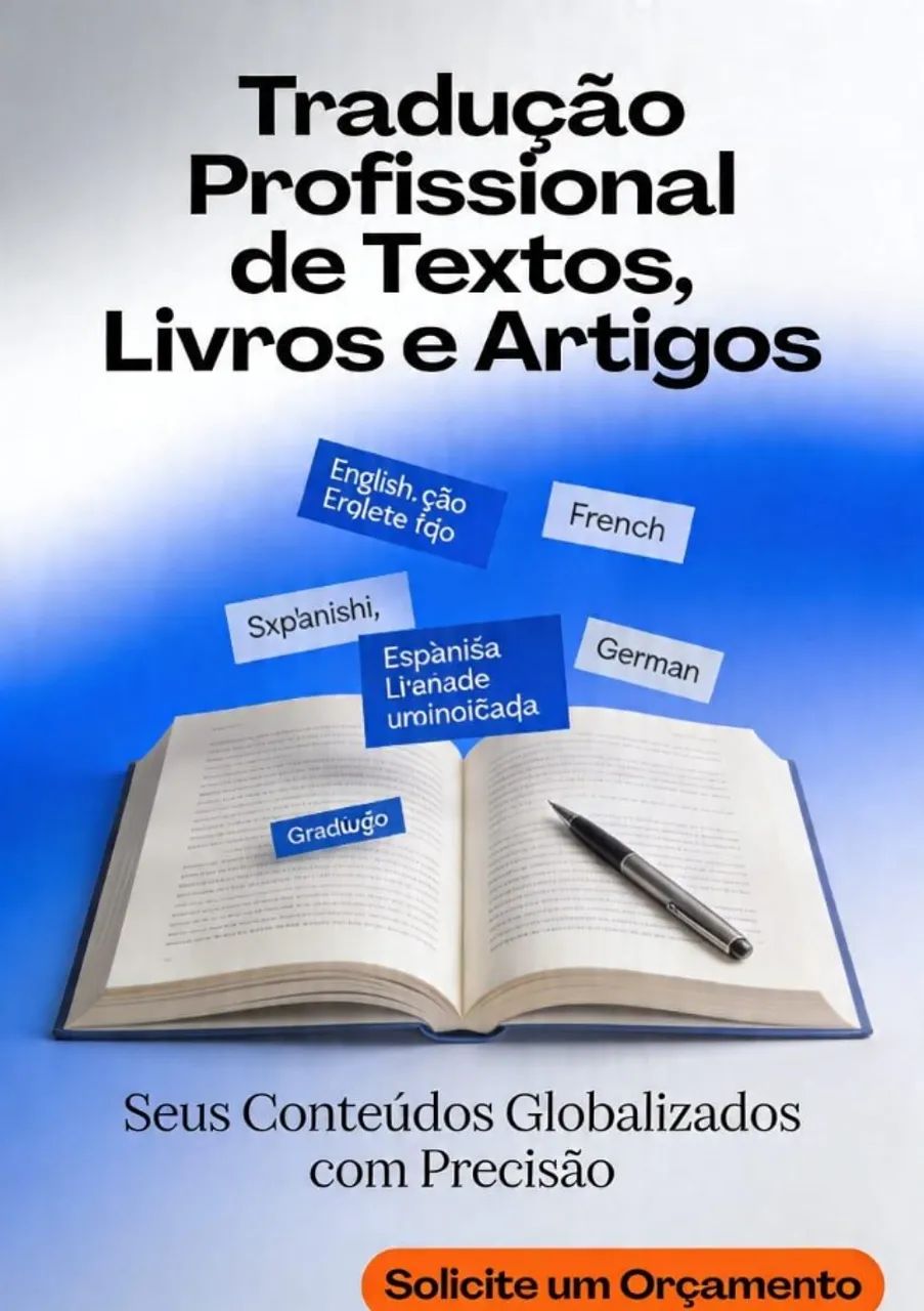 Tradução de Texto, Livros, etc
