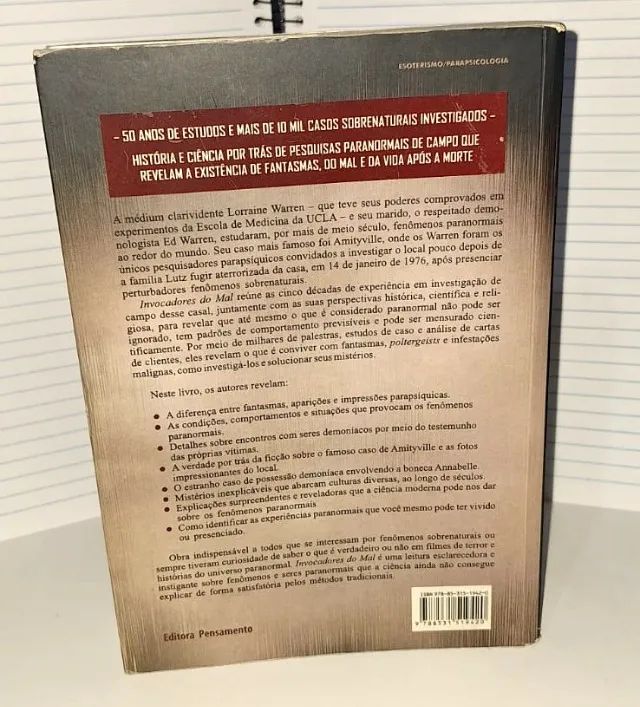 Livro Invocadores do Mal - Foto 4