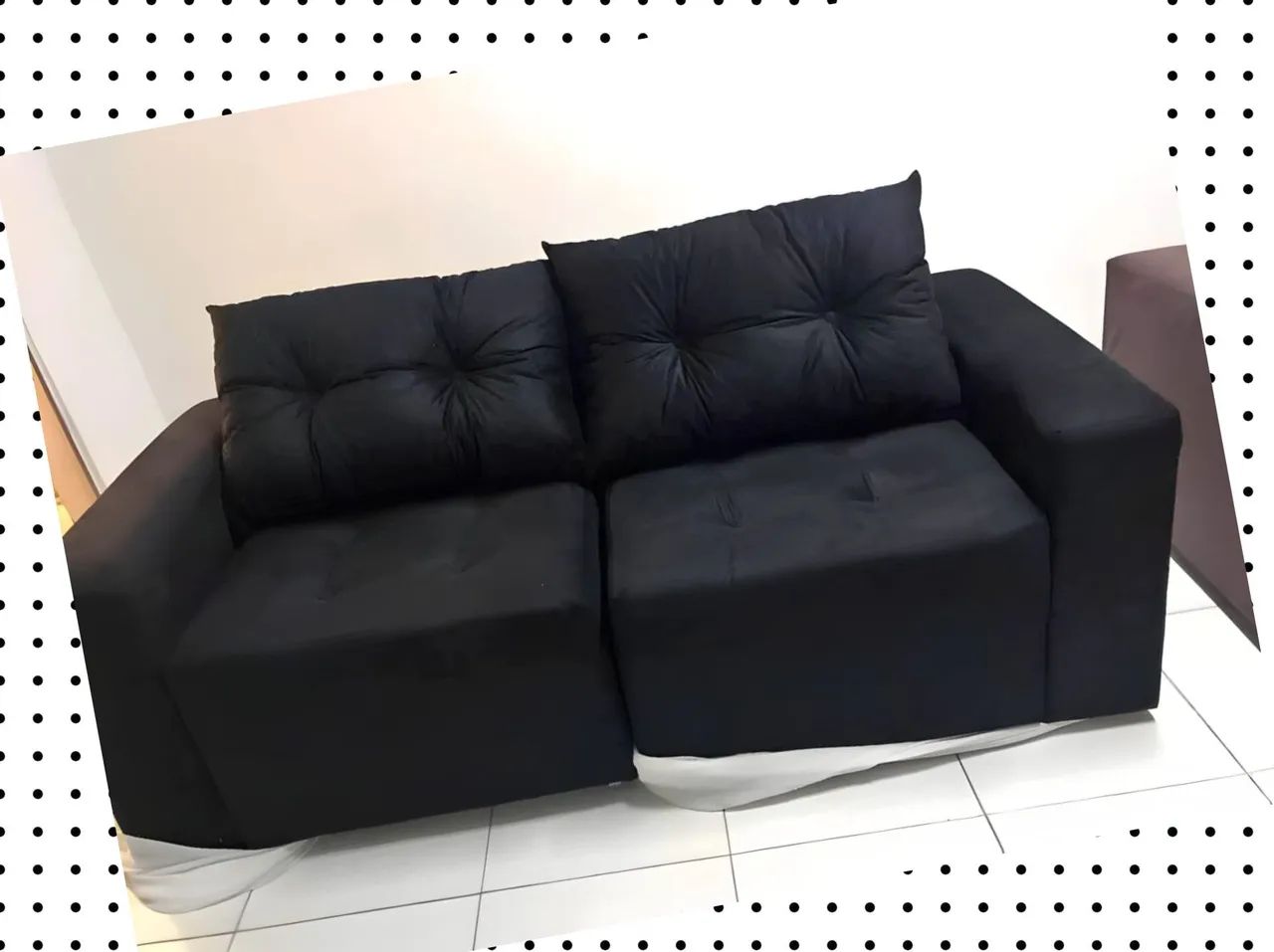 SUA SALA COM SOFA DE FÁBRICA: Sofá retrátil Texas 1.80m em OFERTA (PASSE O CEP) - Foto 3