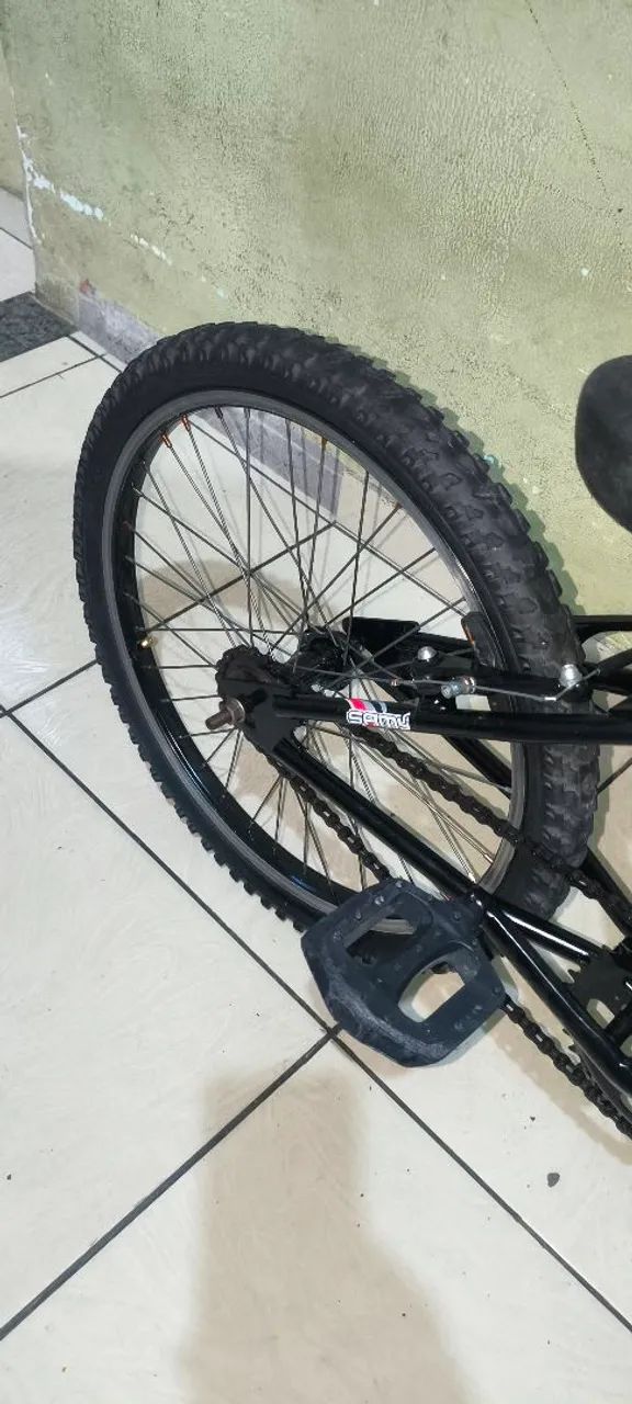Vendo bicicleta aro 20 completa pintura nova  - Foto 2