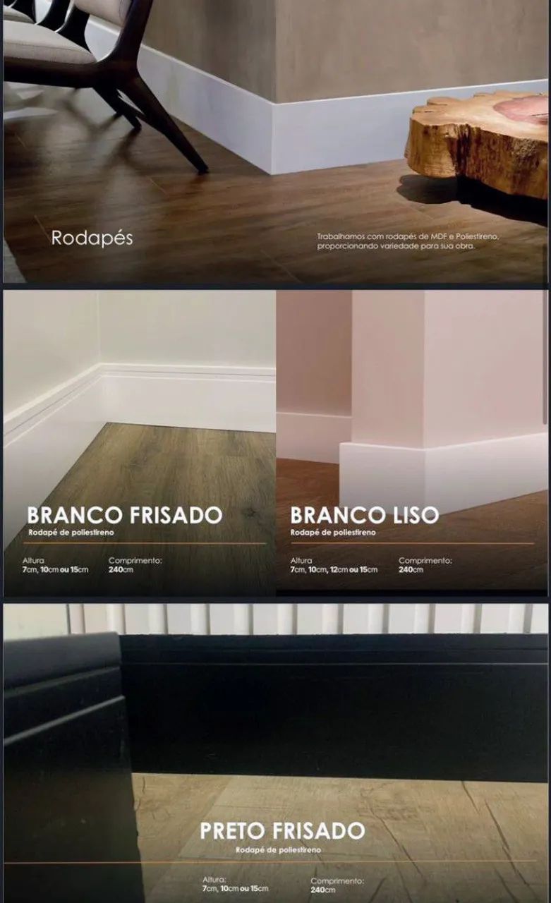 Rodapé poliestireno lindos - Foto 3