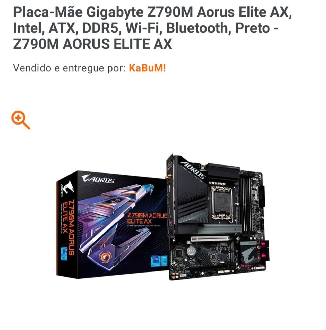 Placa mãe z790m aorus elite ax