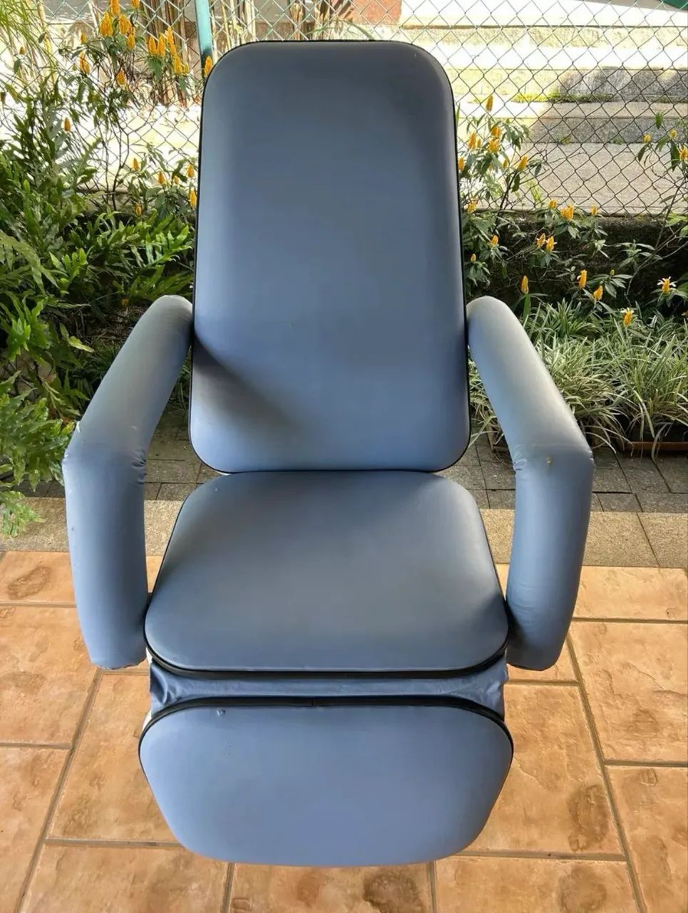 Poltrona reclinável azul 4 posições - Foto 4