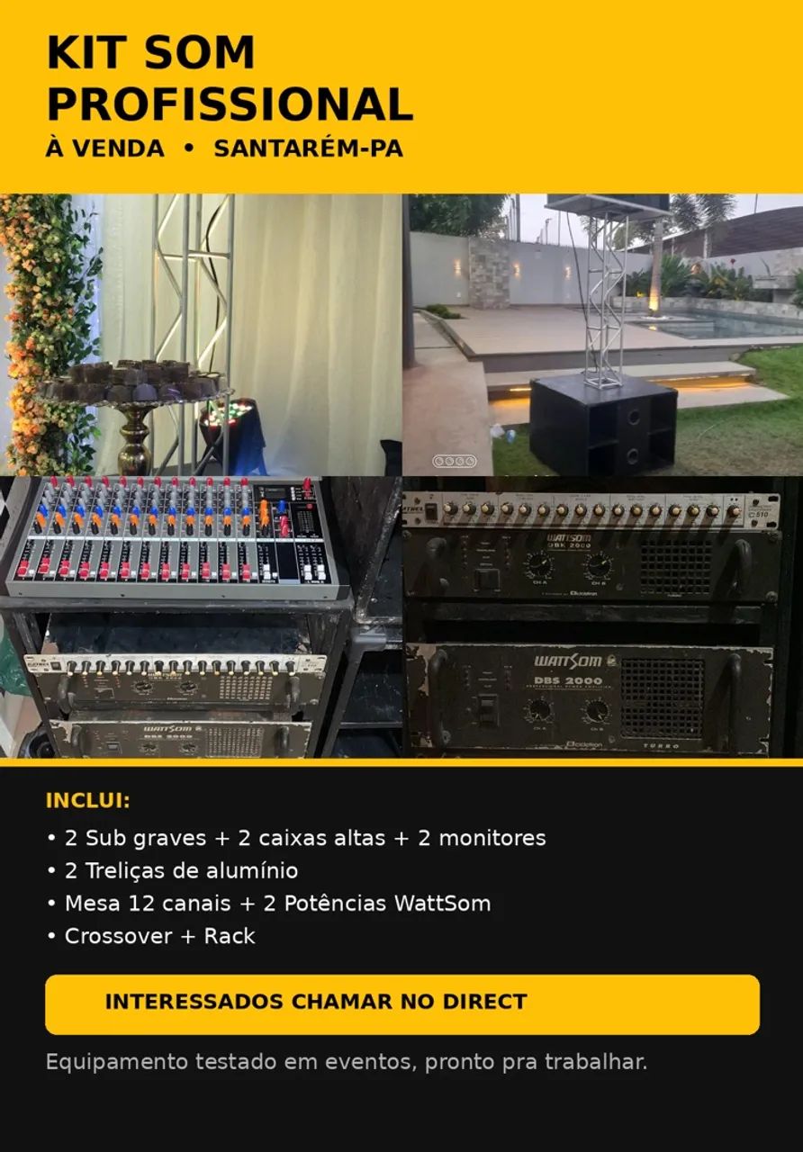 Equipamentos de som 