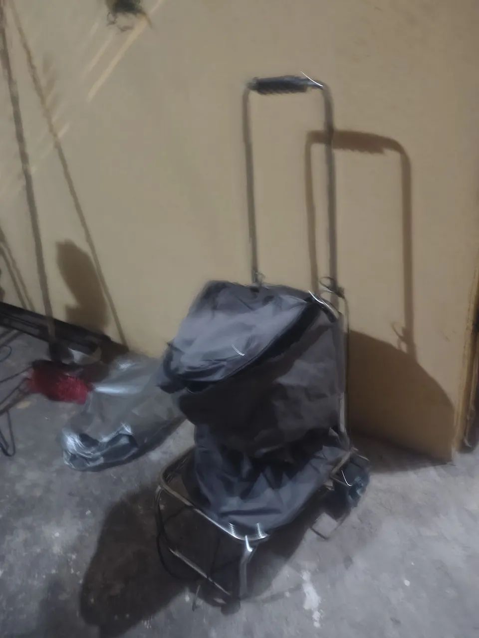 Carrinho de compras grande dobrável 