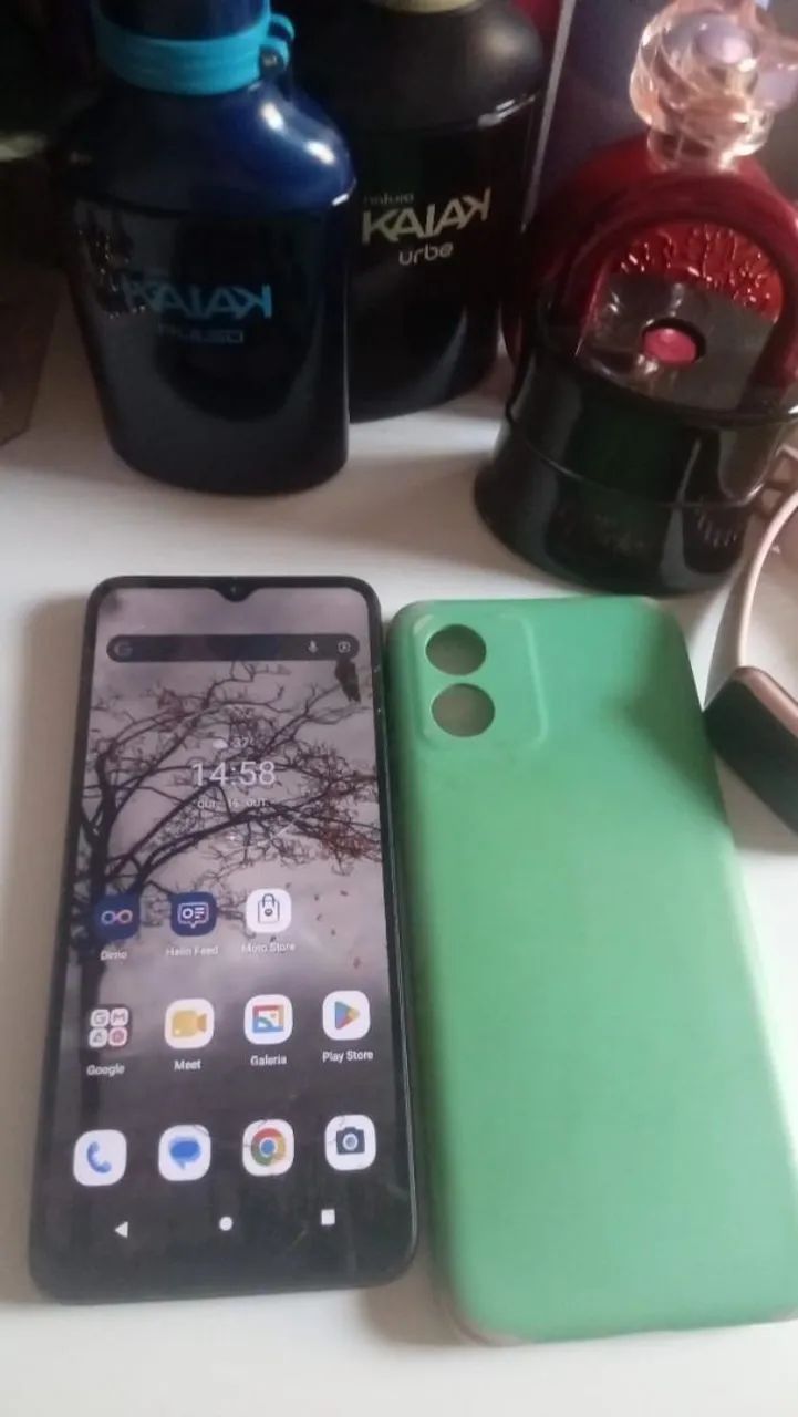 Celular Motorola E, acompanha capinha e carregador, celular top@7!! - Foto 3
