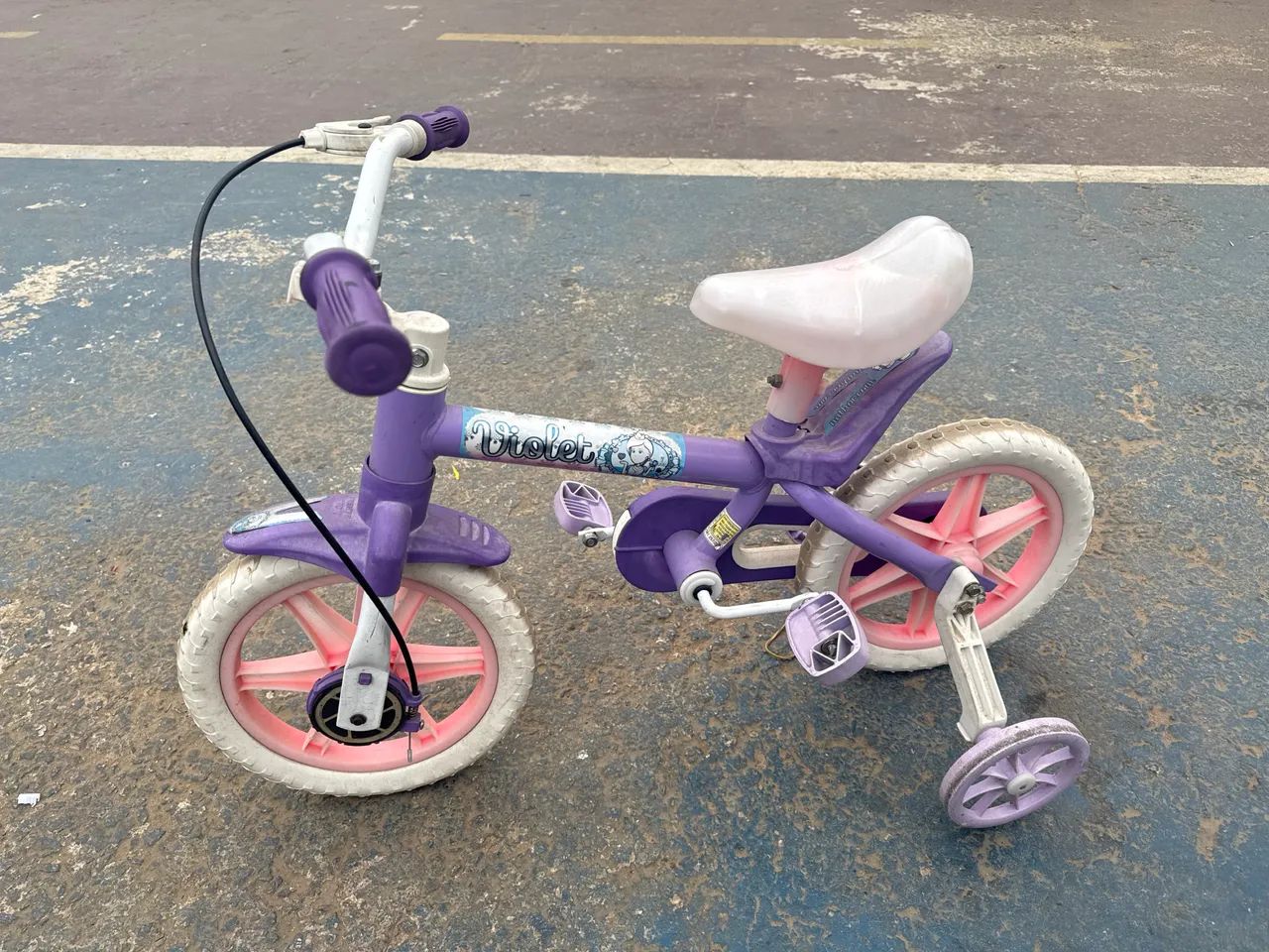 Bicicleta infantil menina aro 12 - usada - Foto 4