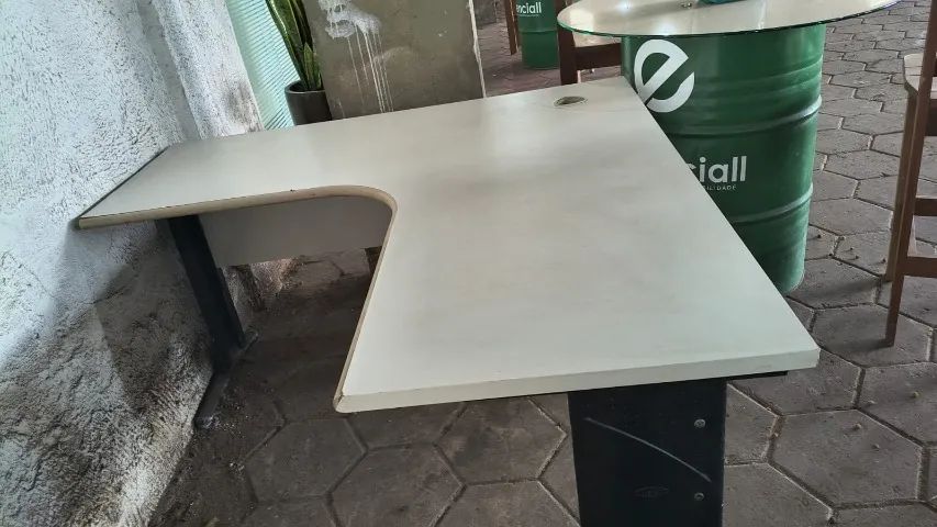 2 Mesas em L para Escritório - PARA RETIRADA - Foto 5