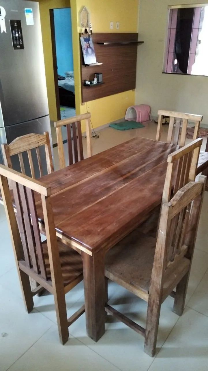 Mesa de jantar com 5 cadeiras - Foto 3
