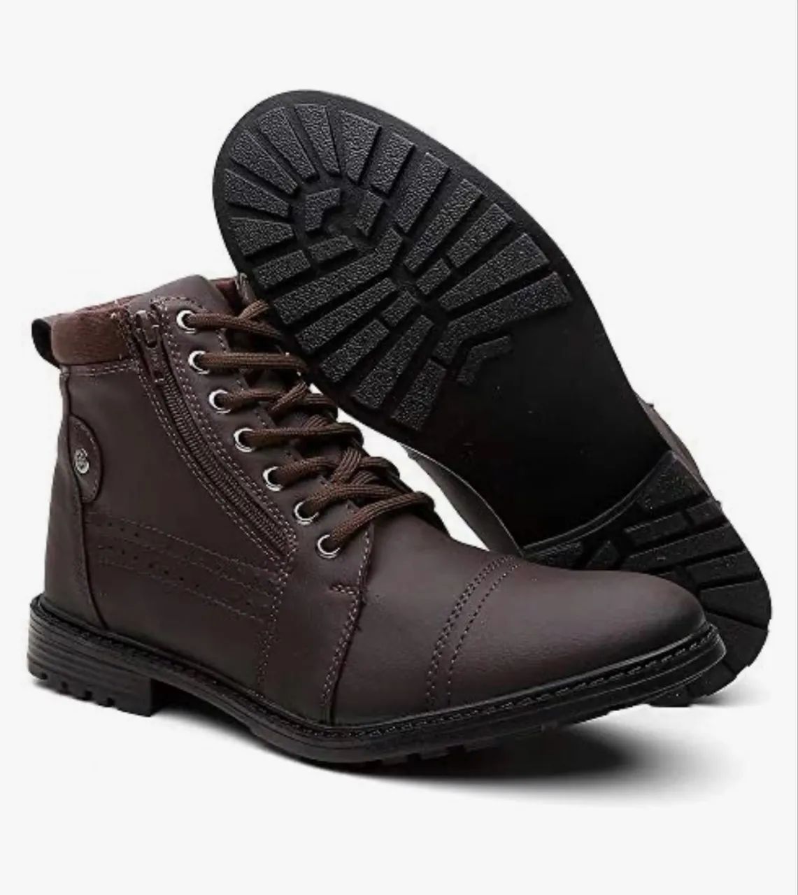 Coturno Masculino Novo Lacrado - Ideal Motoboy / Uso Diário - Foto 2