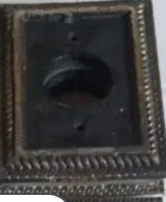 Tomada e interruptor bronze antigo  - Foto 2