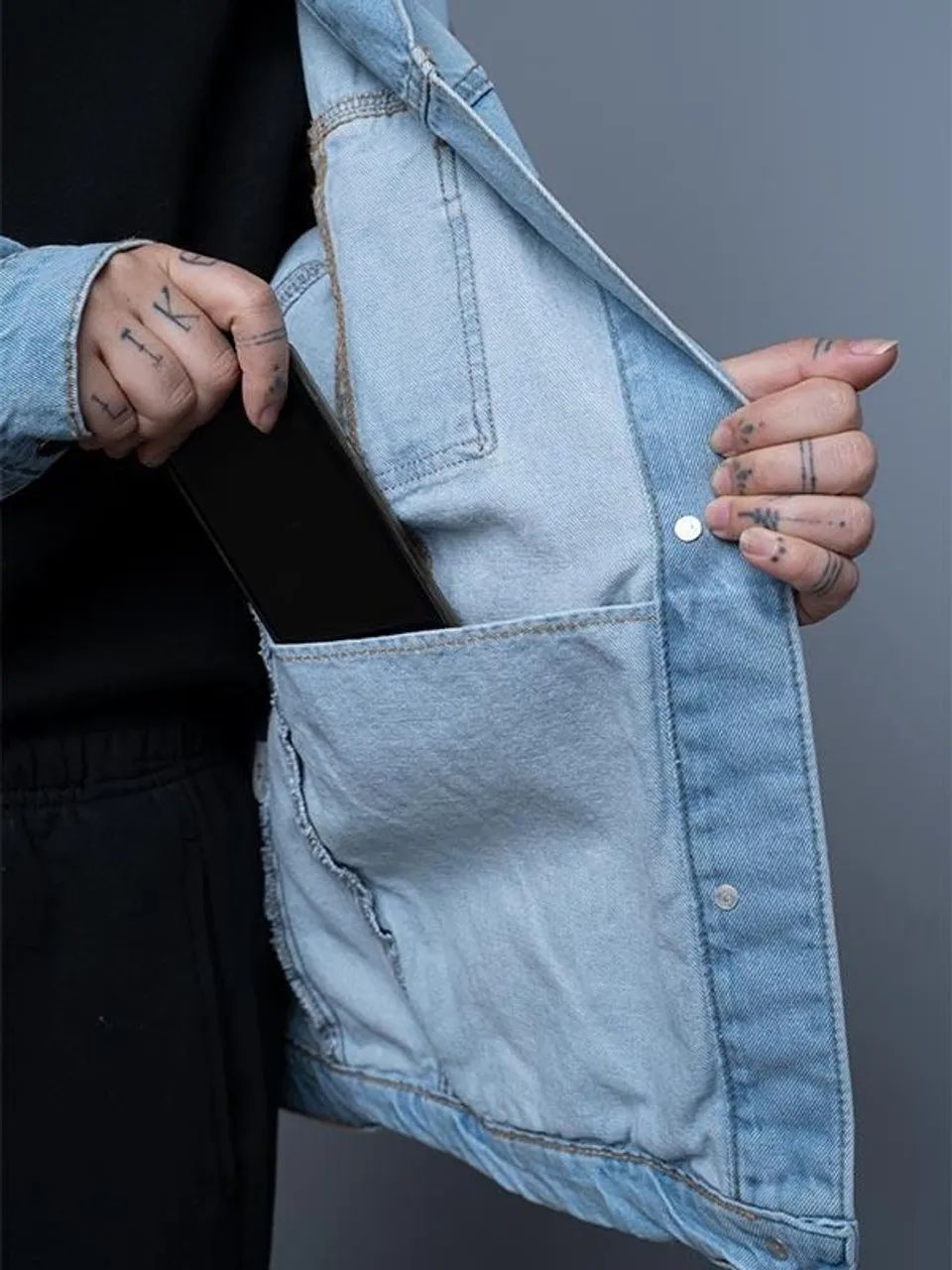 Jaqueta Jeans azul Oversized Sakura Card Captor - Foto 4