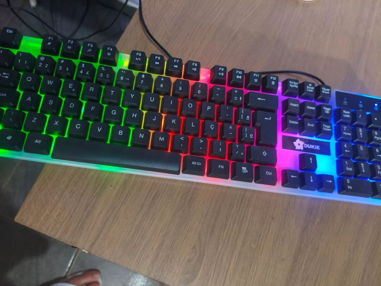 Teclado de membrana com led 