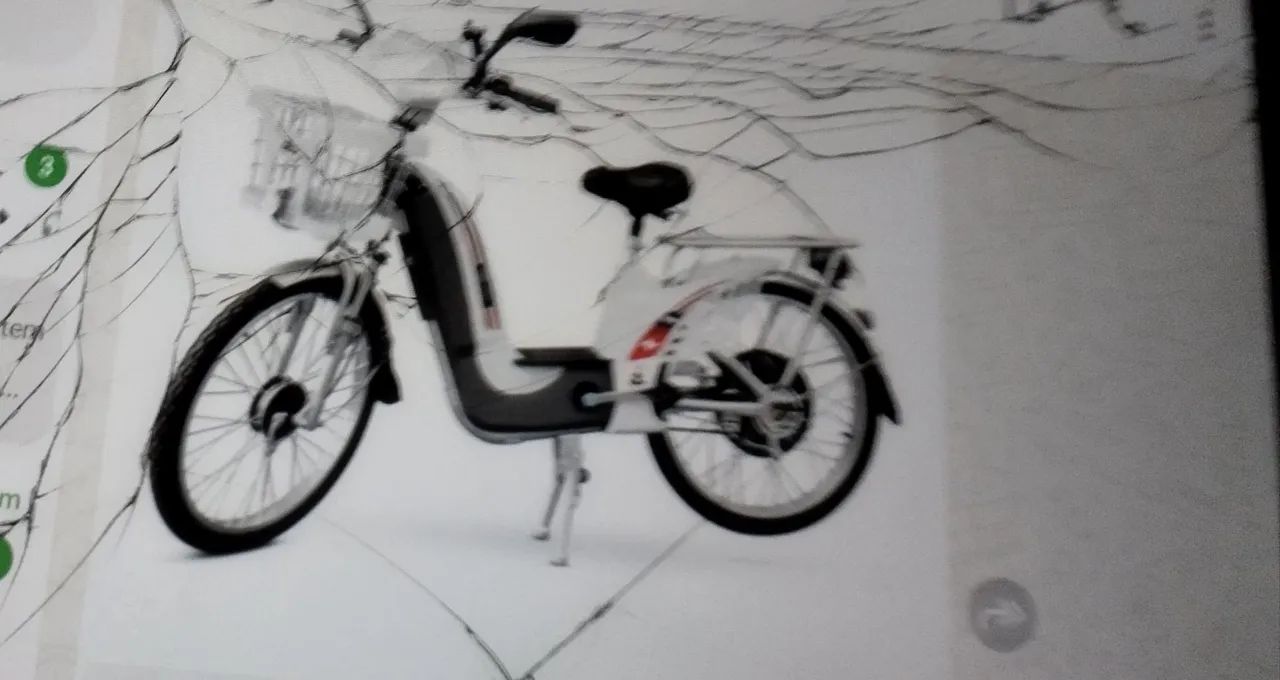  Bicicleta elétrica nova 