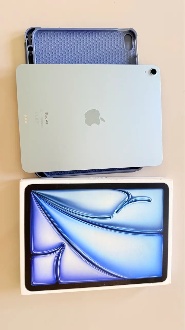 iPad Air M2 Azul (Estado de Zero) | Bateria 100% | R$ 3.200