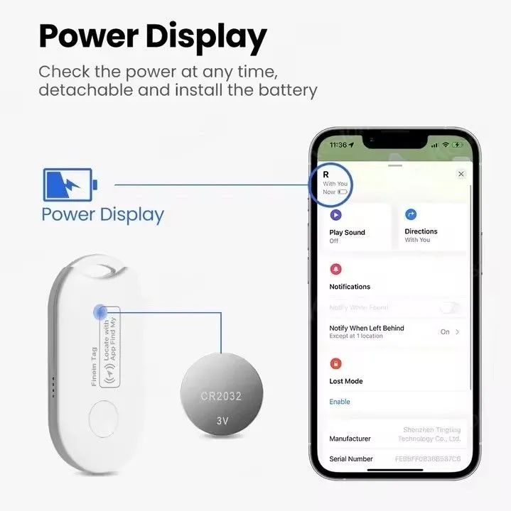 Airtag rastreador Para Apple, distância ilimitada  - Foto 2