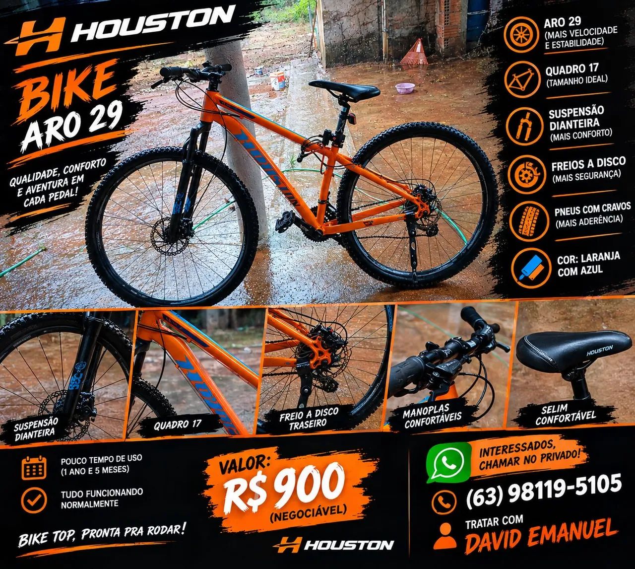 Vendo Bicicleta Aro 29 