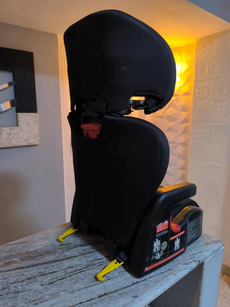 Cadeira para Auto Protege isofix Fix Preta Burigotto