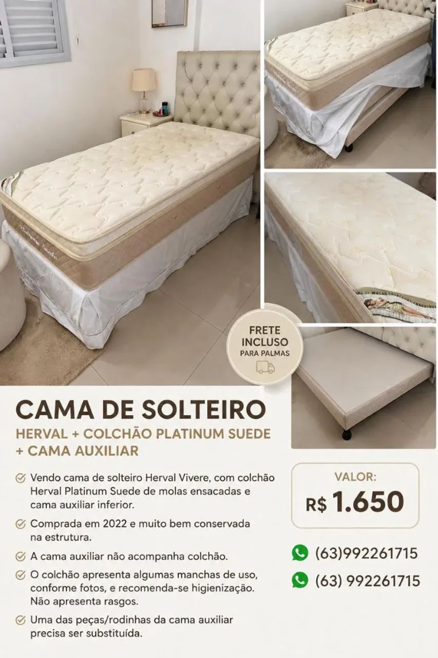 Cama de solteiro 