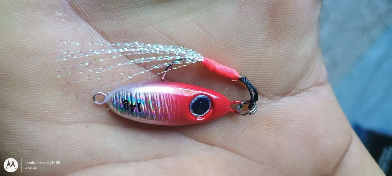  Pesca micro jigs , jig head e suporte hook - Foto 4