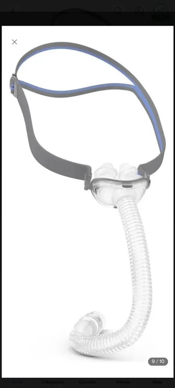 Máscara Nasal AirFit P10 para CPAP - Leve, Silenciosa e Confortável | Nova - Foto 6