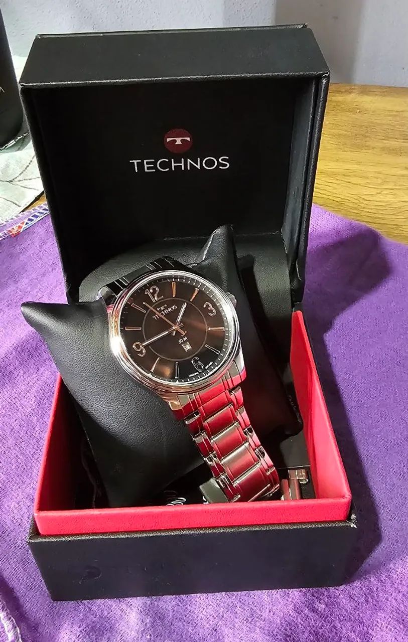 Relógio Technos Masculino Classic Steel - Foto 5