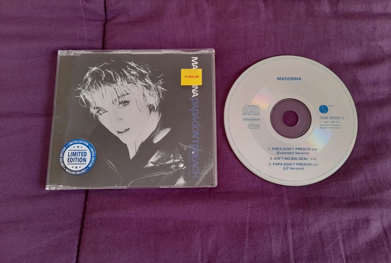 Madonna CD Single Blue Edition MEGA RARO!!