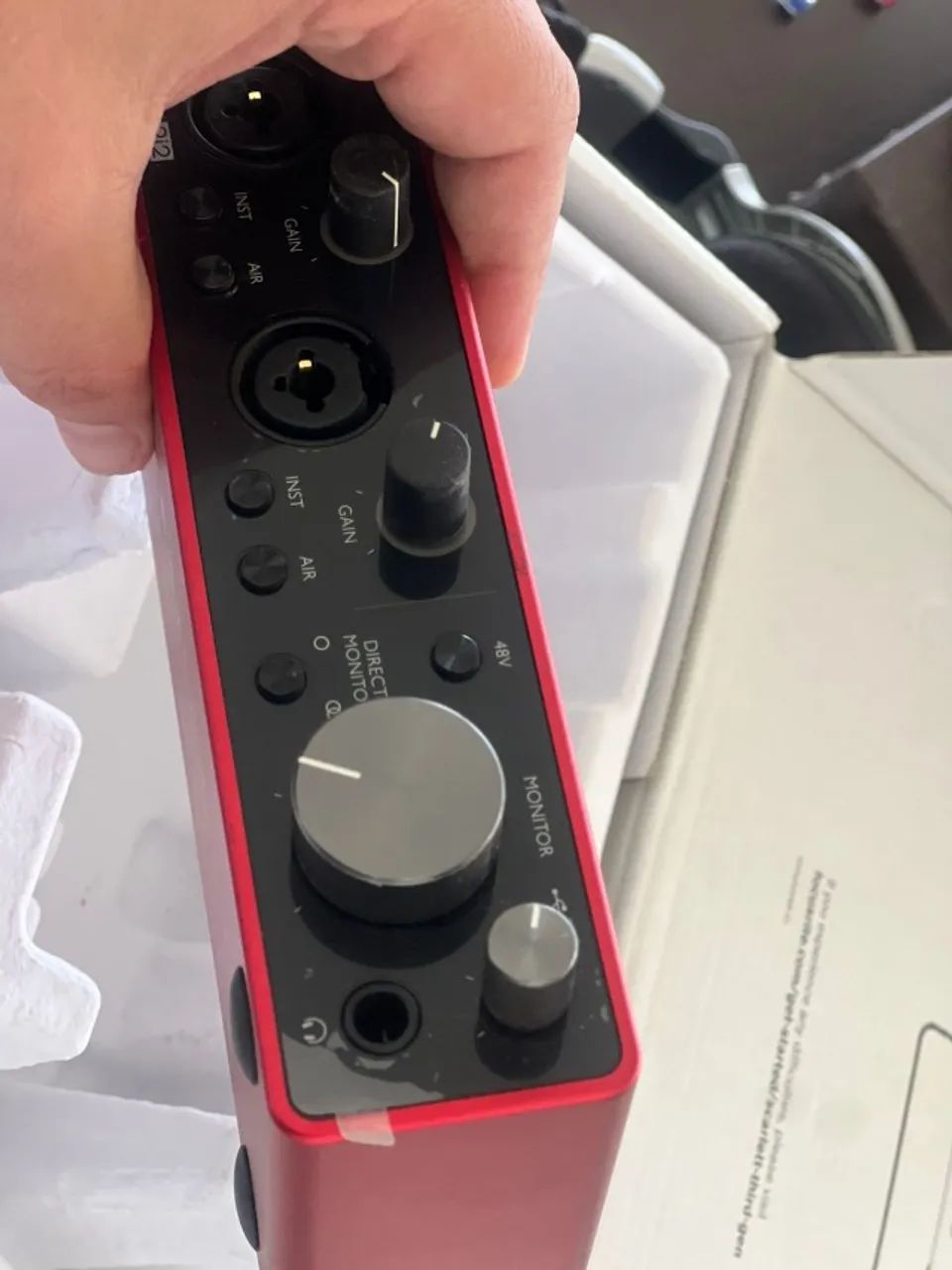 Interface Focusrite 2i2 3 ger