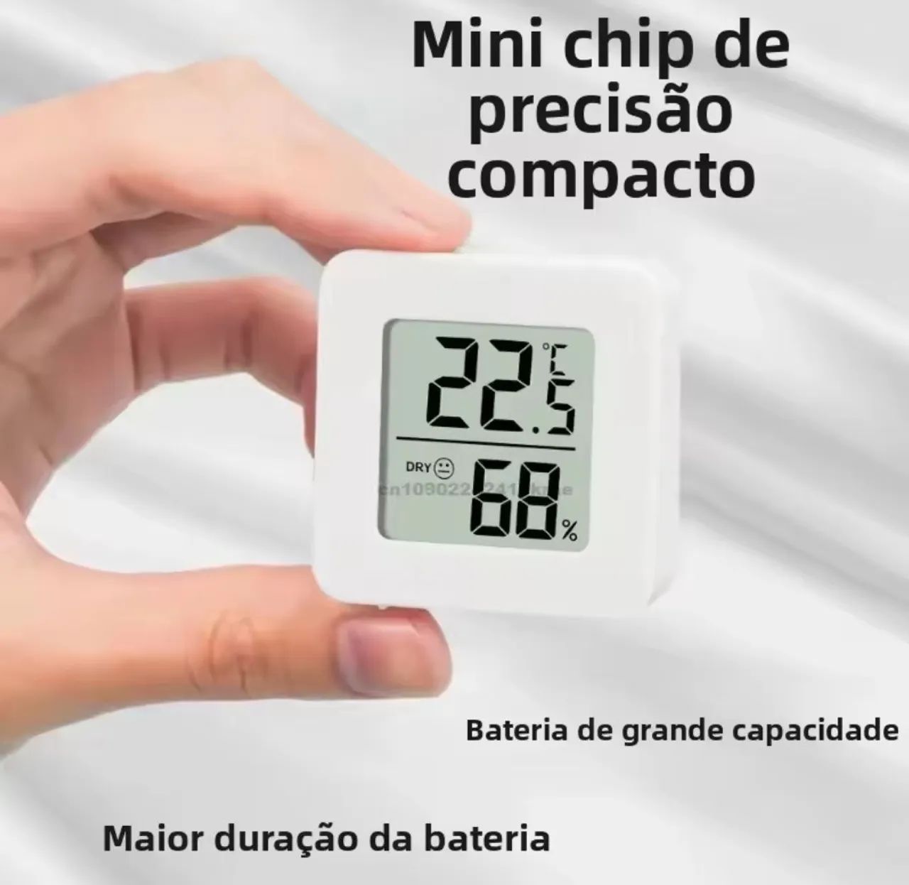 Termômetro de umidade e temperatura com Led - Foto 2