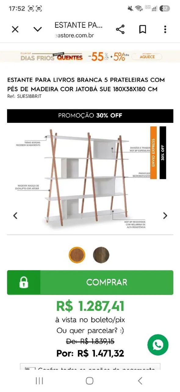 Estante MDF Idea Home - Foto 3