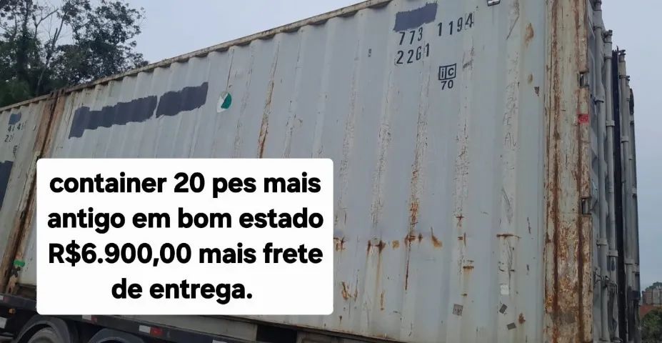 Container Marítimo 6 Metros - Usado - R$ 6.900 - Foto 4