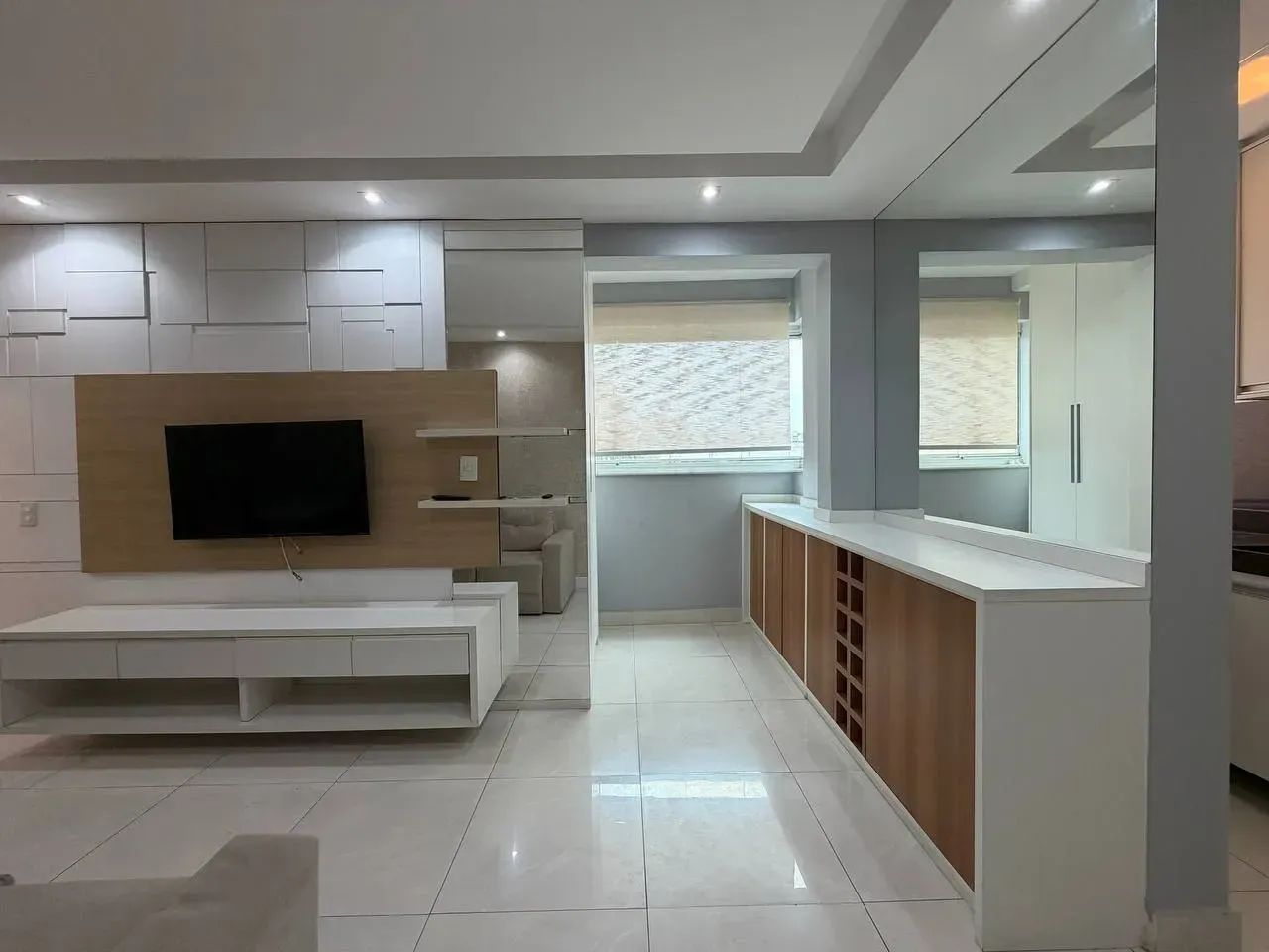 Apartamento mobiliado em condomínio com lazer - Bairro Serrano - Foto 4