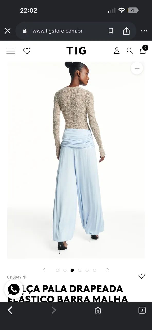 Calça TIG feminina  - Foto 3