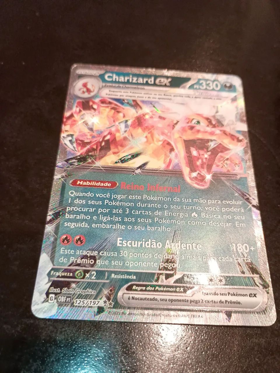 Carta Pokémon Charizard 125/197