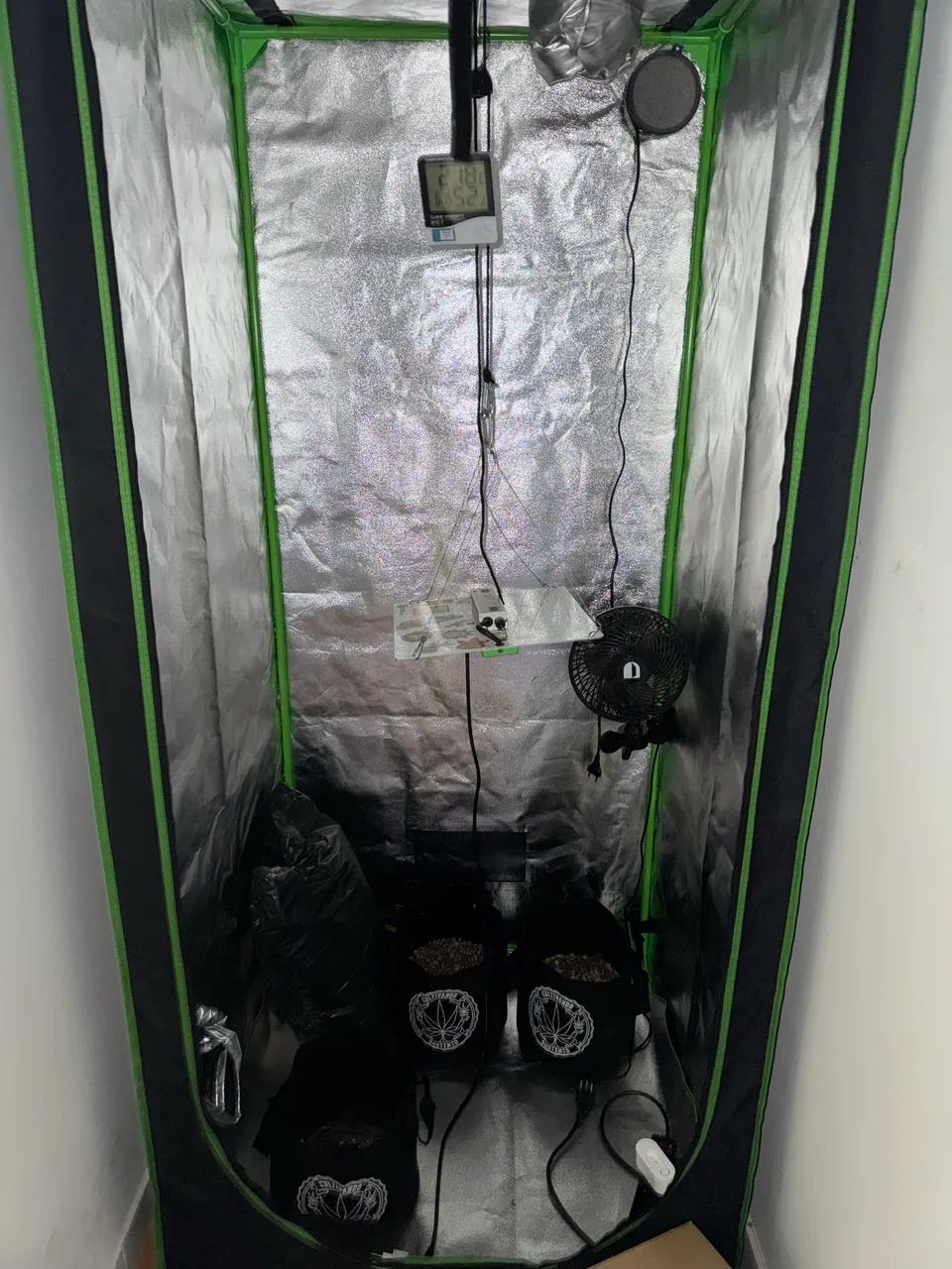Estufa Cultivo Indoor 80x80x180 + Acessórios 