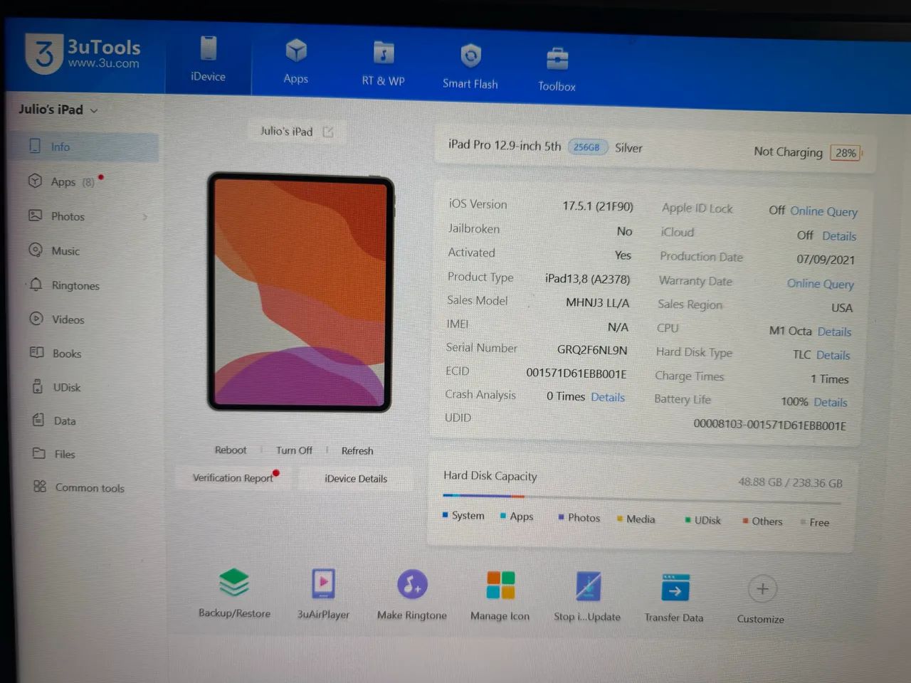 IPAD 12.9 5th gera ção  - Foto 2
